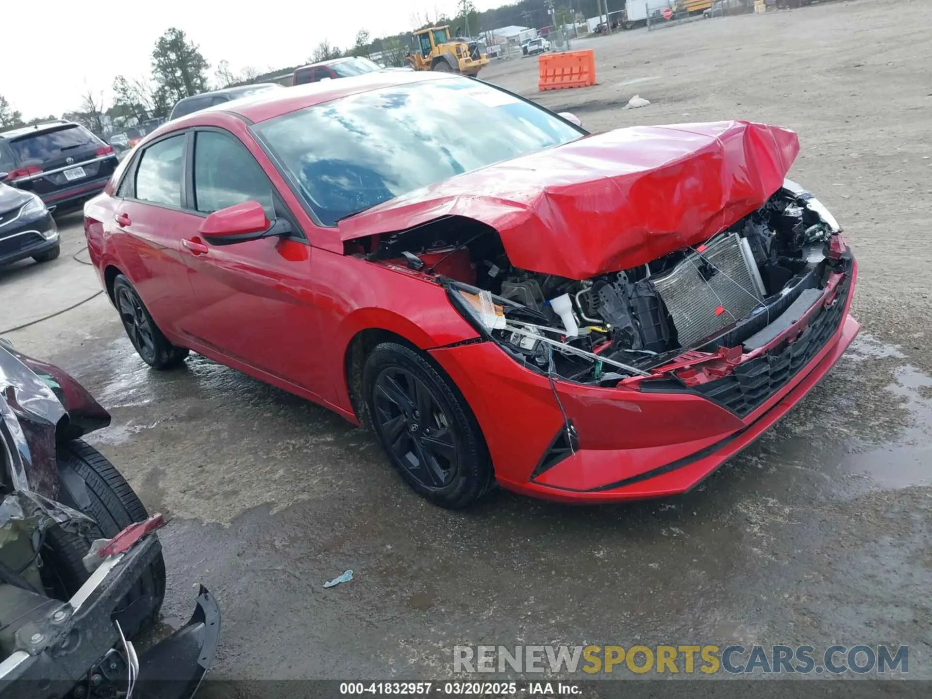 1 Photograph of a damaged car 5NPLM4AG9PH118971 HYUNDAI ELANTRA 2023