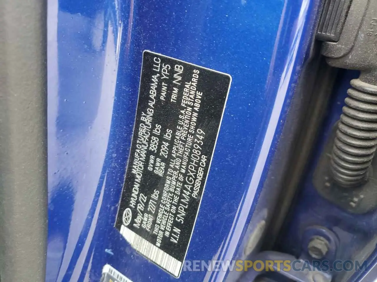 14 Photograph of a damaged car 5NPLM4AGXPH089349 HYUNDAI ELANTRA 2023