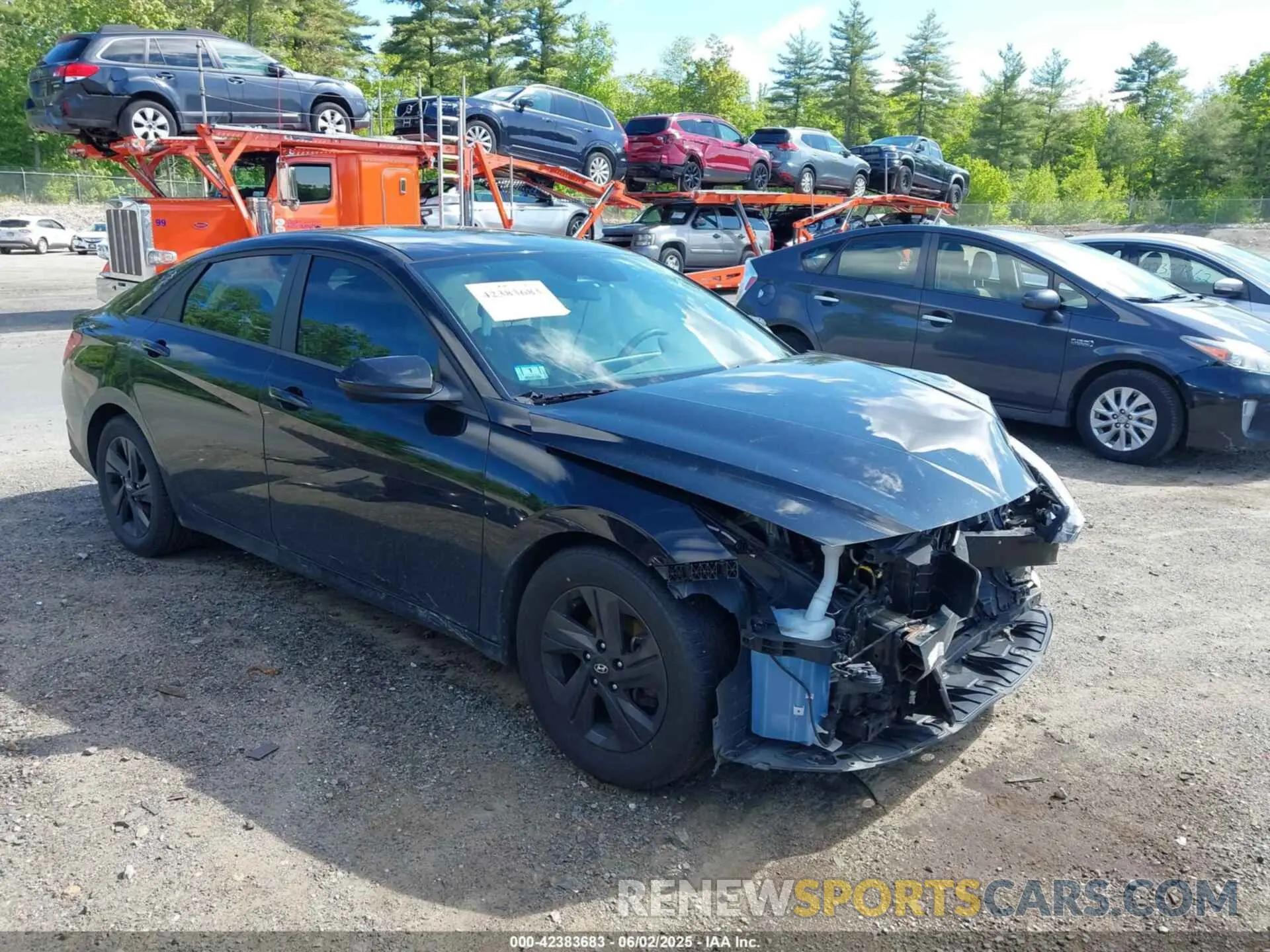 1 Photograph of a damaged car 5NPLM4AGXPH094678 HYUNDAI ELANTRA 2023