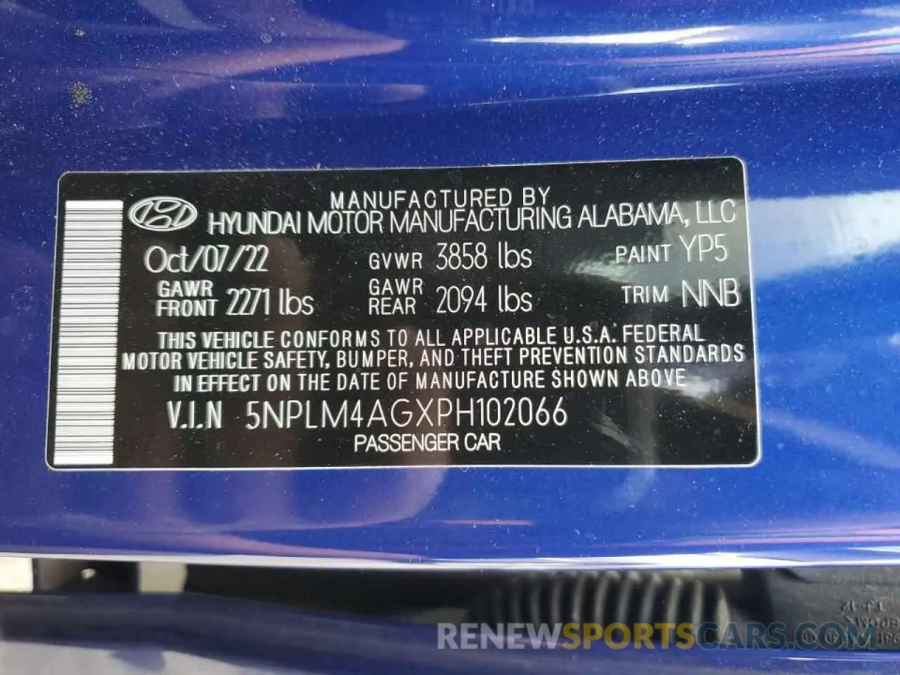 13 Photograph of a damaged car 5NPLM4AGXPH102066 HYUNDAI ELANTRA 2023