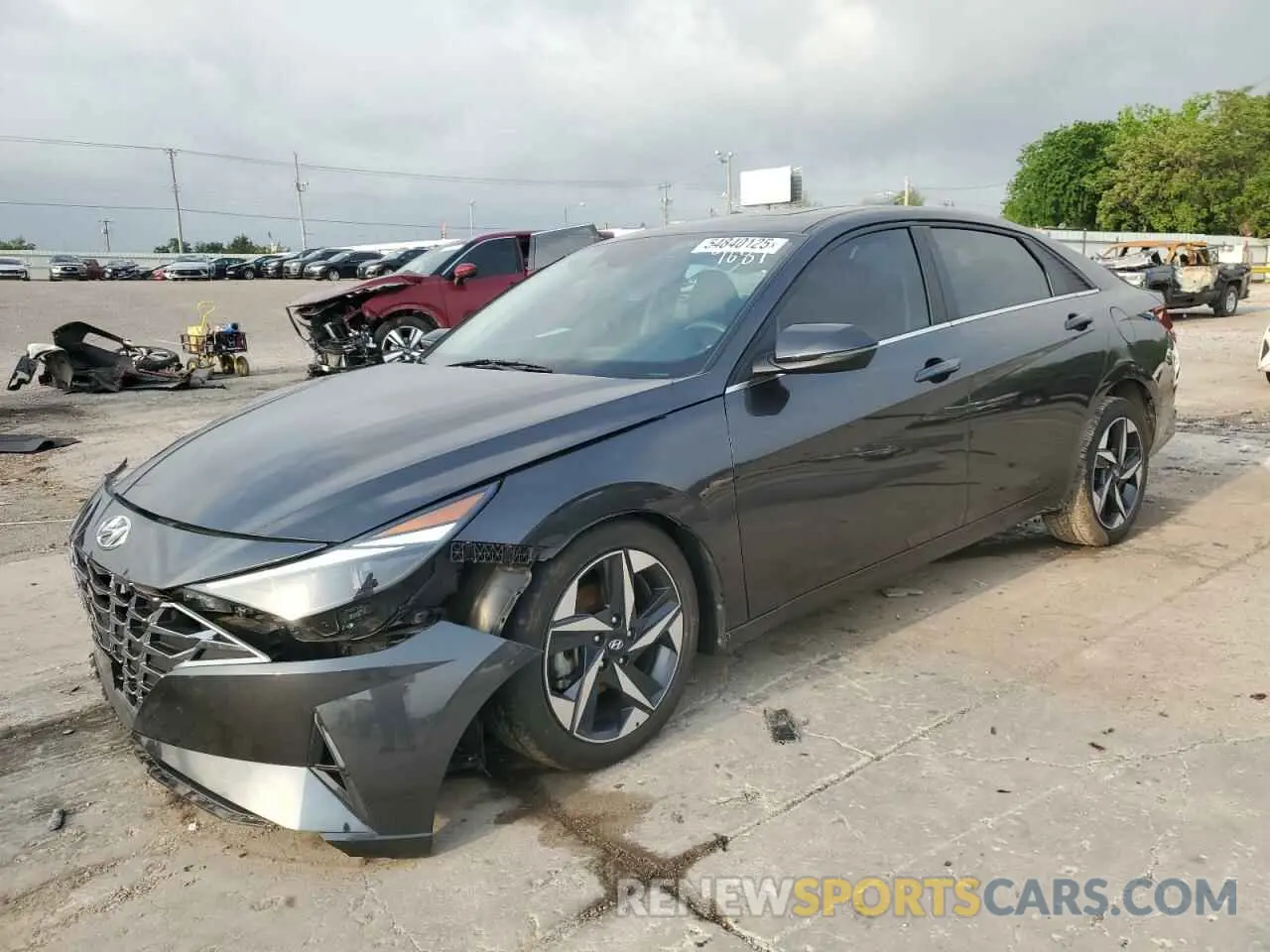1 Photograph of a damaged car 5NPLP4AG3PH099681 HYUNDAI ELANTRA 2023