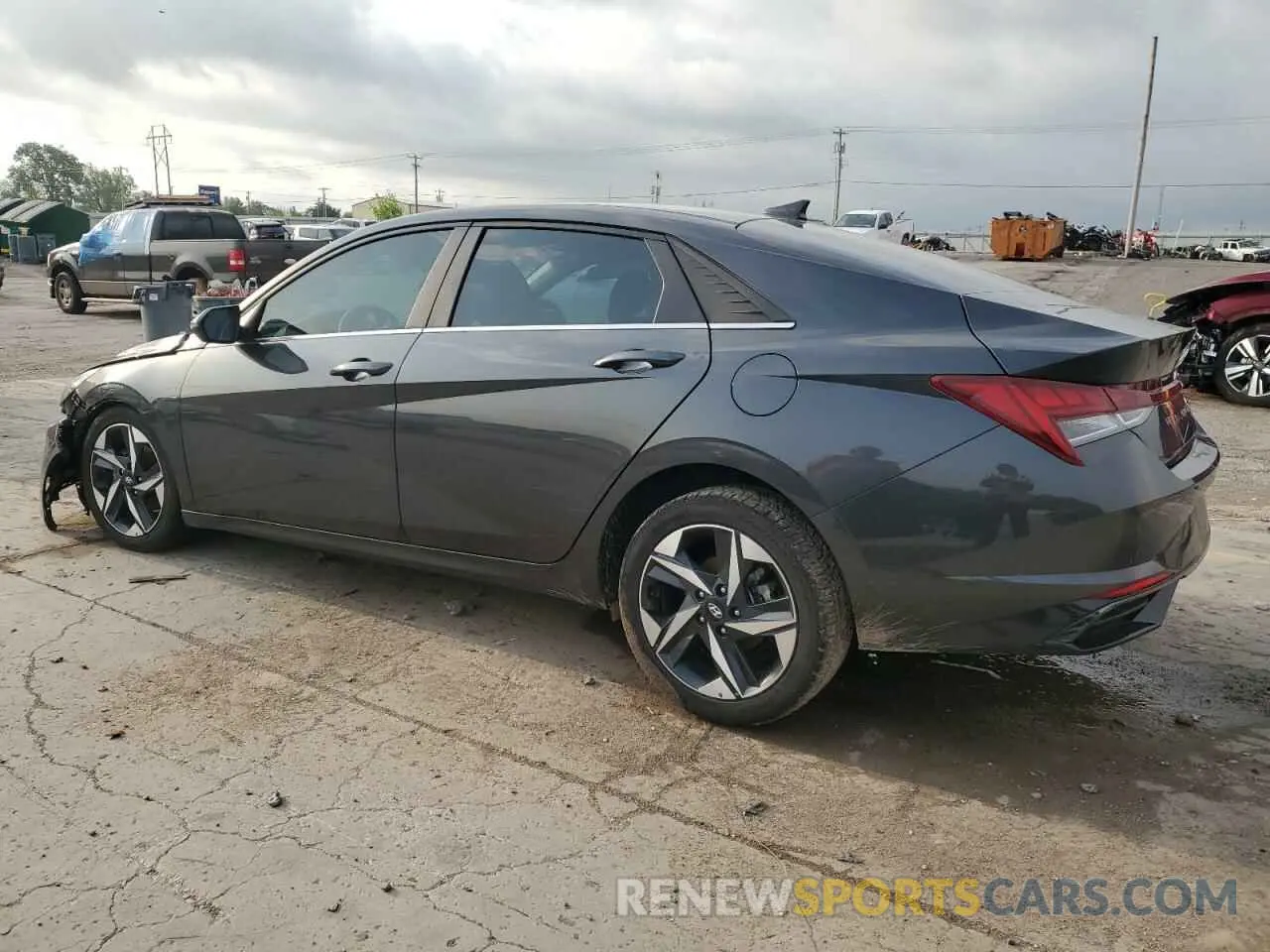2 Photograph of a damaged car 5NPLP4AG3PH099681 HYUNDAI ELANTRA 2023