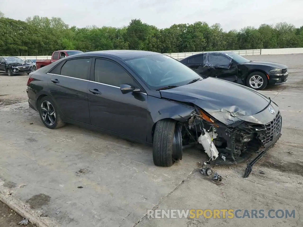 4 Photograph of a damaged car 5NPLP4AG3PH099681 HYUNDAI ELANTRA 2023