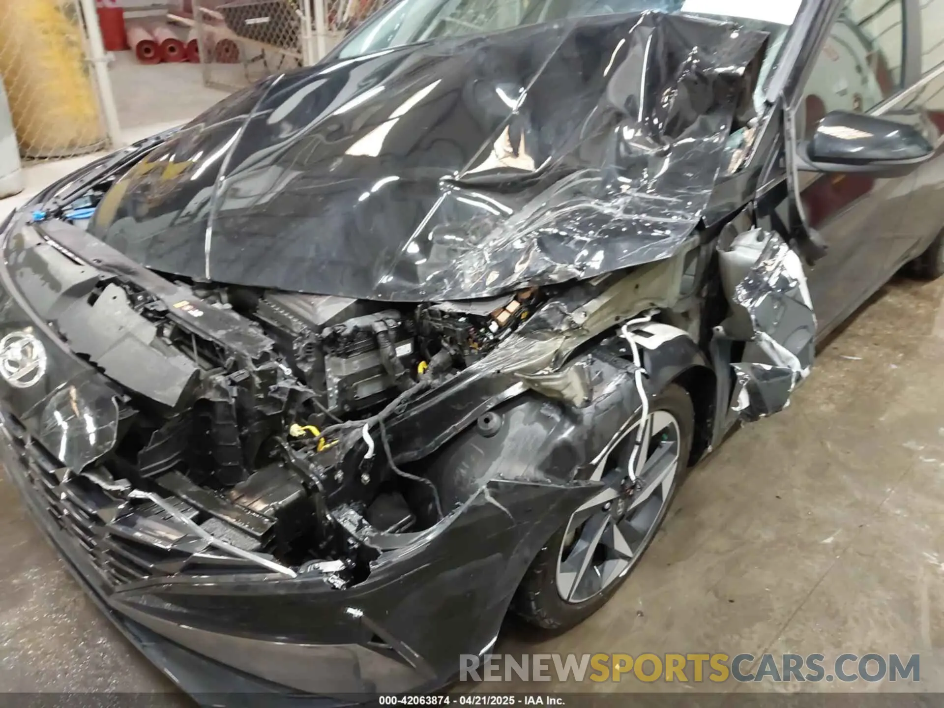 6 Photograph of a damaged car 5NPLP4AG3PH114597 HYUNDAI ELANTRA 2023