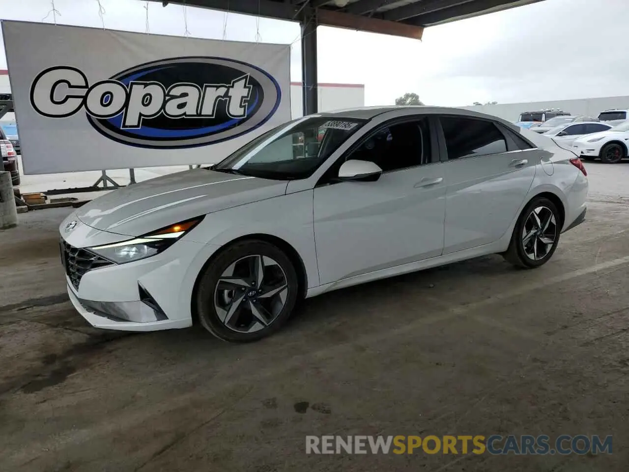 1 Photograph of a damaged car 5NPLP4AG4PH112051 HYUNDAI ELANTRA 2023