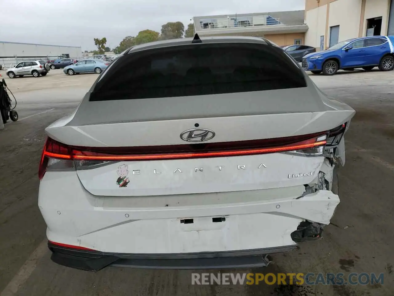 6 Photograph of a damaged car 5NPLP4AG4PH112051 HYUNDAI ELANTRA 2023