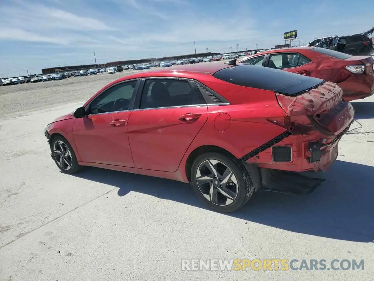 2 Photograph of a damaged car 5NPLP4AG6PH109054 HYUNDAI ELANTRA 2023