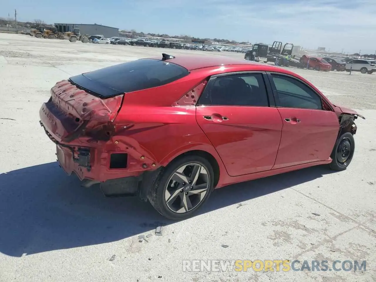 3 Photograph of a damaged car 5NPLP4AG6PH109054 HYUNDAI ELANTRA 2023