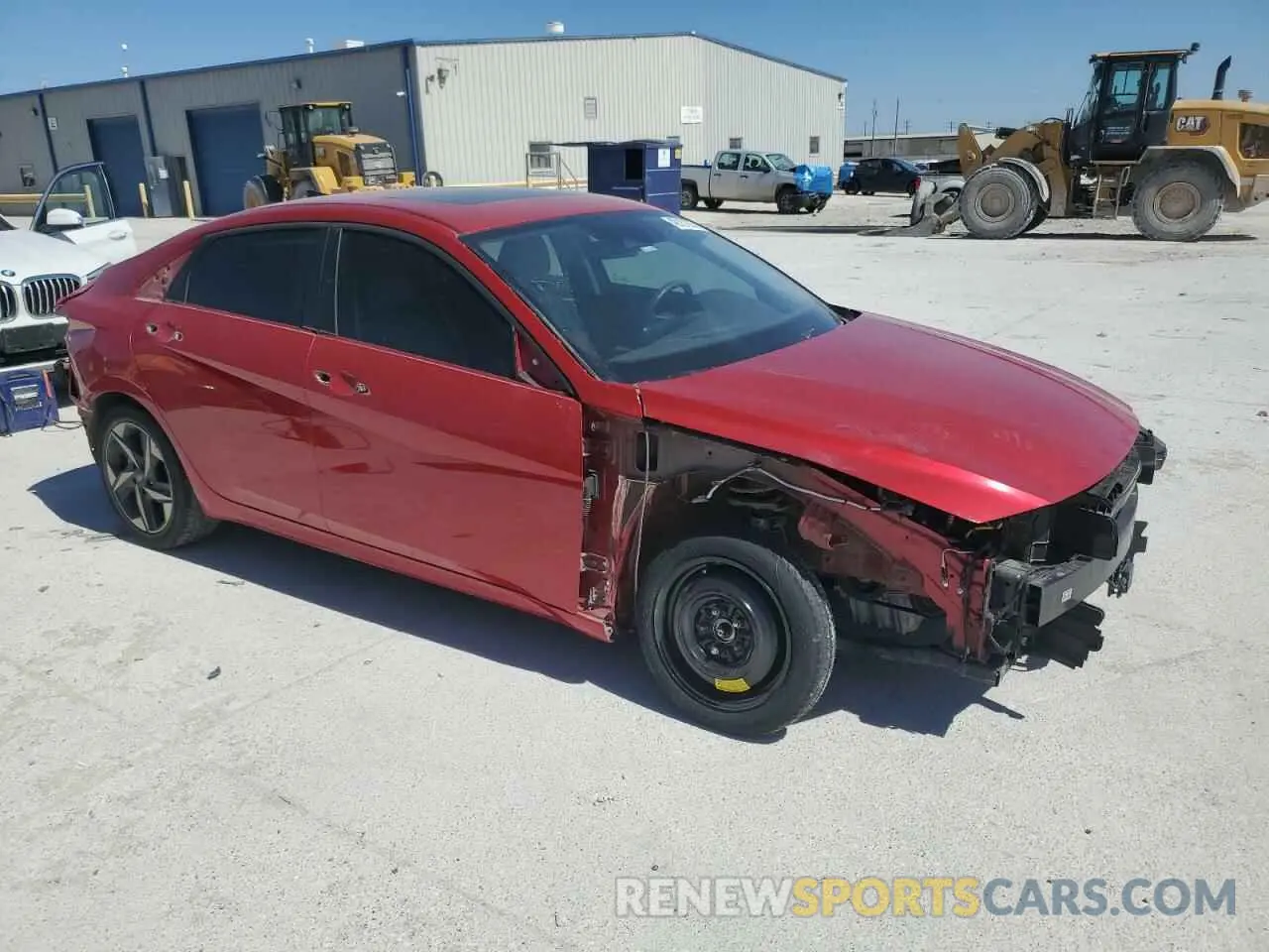 4 Photograph of a damaged car 5NPLP4AG6PH109054 HYUNDAI ELANTRA 2023