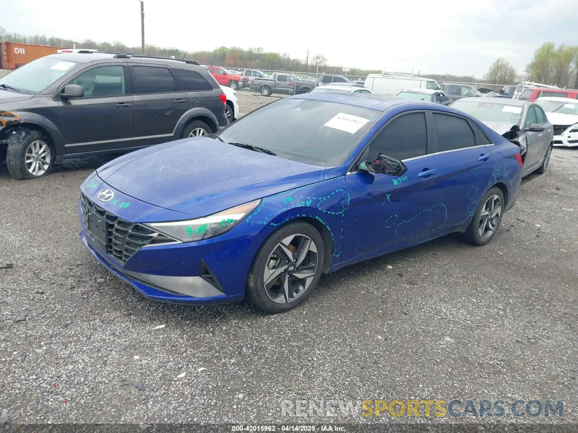 2 Photograph of a damaged car 5NPLP4AG7PH105417 HYUNDAI ELANTRA 2023