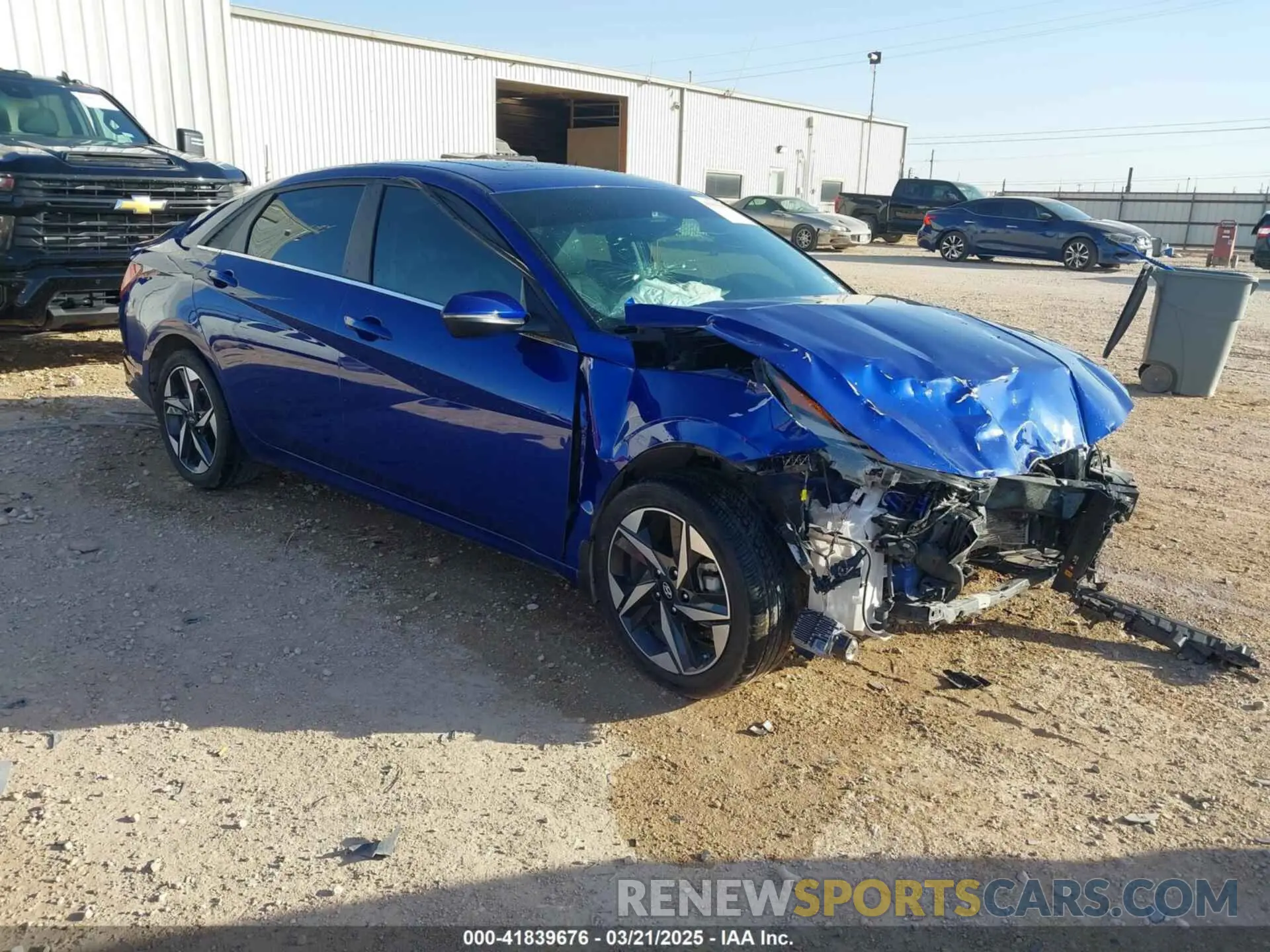 1 Photograph of a damaged car 5NPLP4AG7PH110309 HYUNDAI ELANTRA 2023