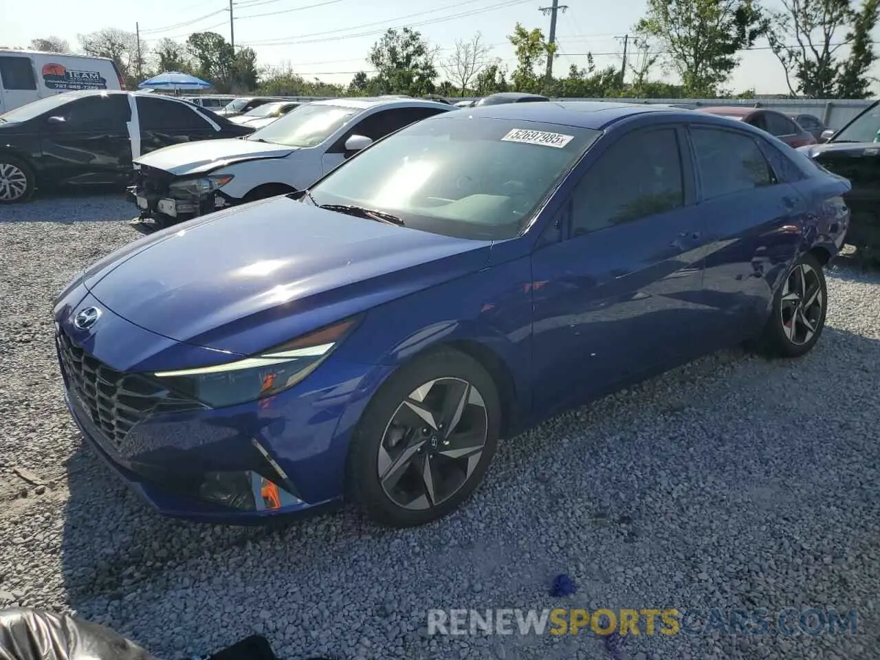 1 Photograph of a damaged car 5NPLP4AG9PH097093 HYUNDAI ELANTRA 2023