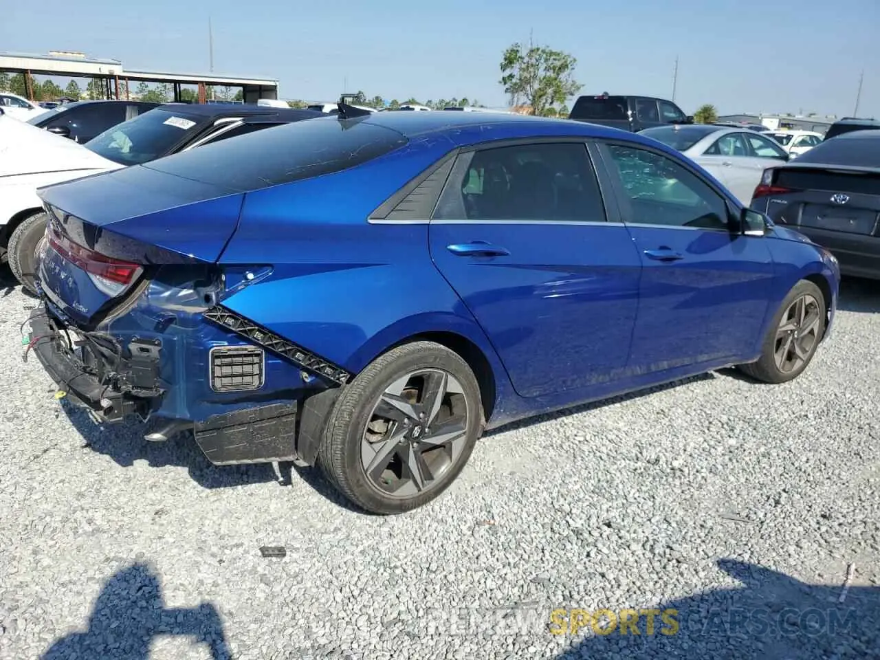 3 Photograph of a damaged car 5NPLP4AG9PH097093 HYUNDAI ELANTRA 2023