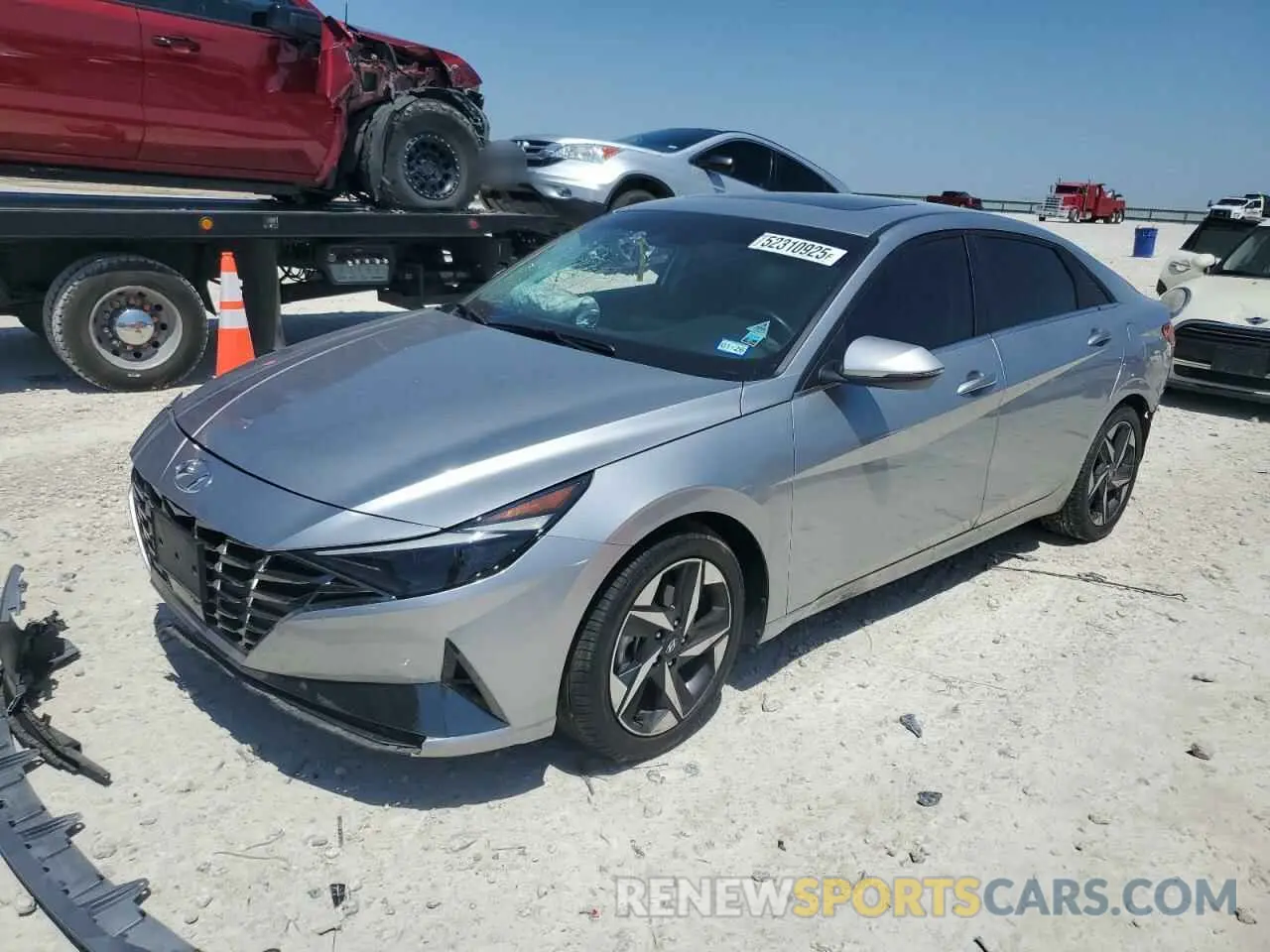 1 Photograph of a damaged car 5NPLP4AG9PH114622 HYUNDAI ELANTRA 2023