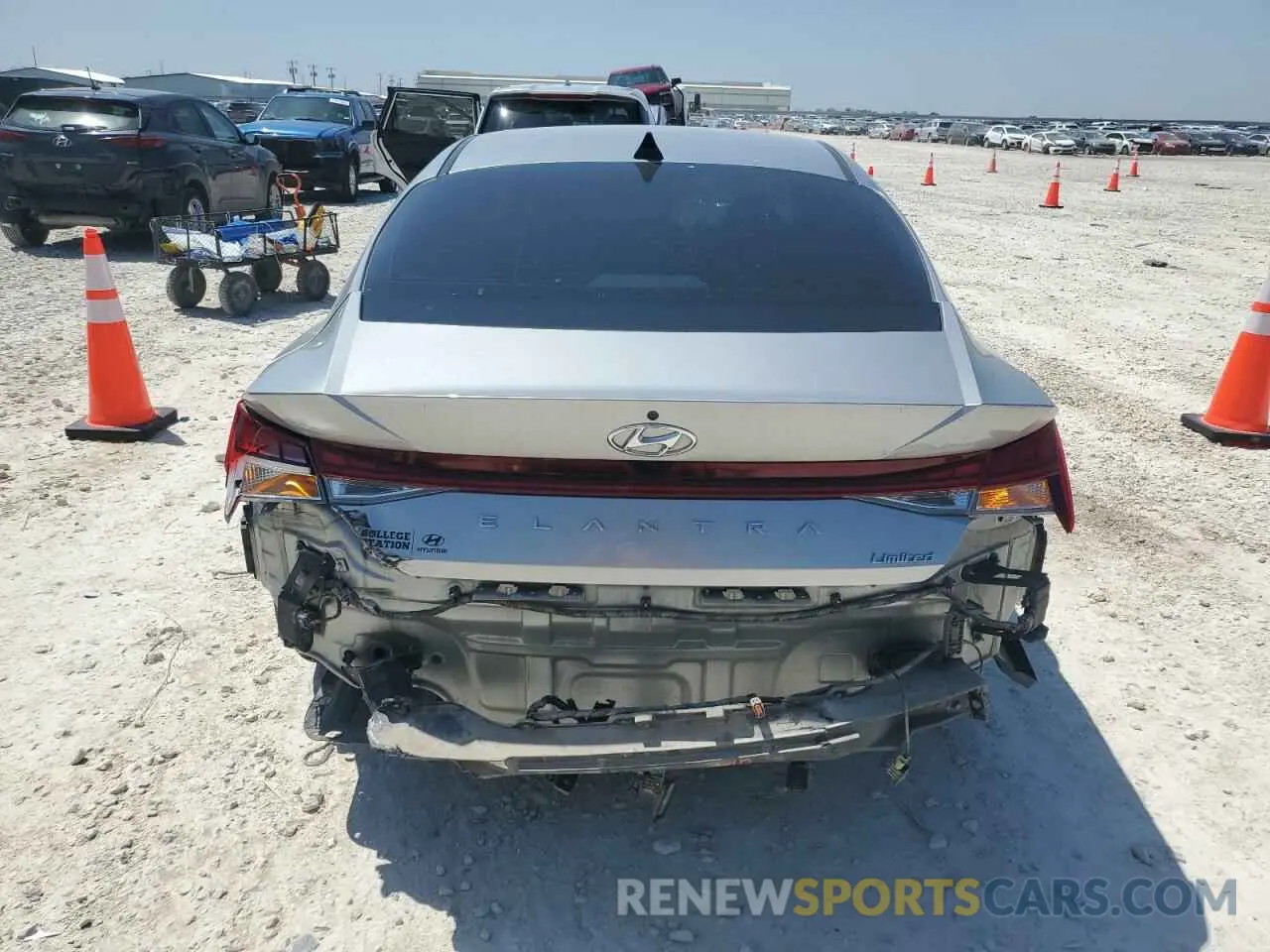 6 Photograph of a damaged car 5NPLP4AG9PH114622 HYUNDAI ELANTRA 2023