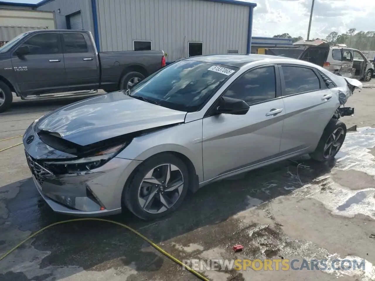 1 Photograph of a damaged car 5NPLP4AGXPH089813 HYUNDAI ELANTRA 2023