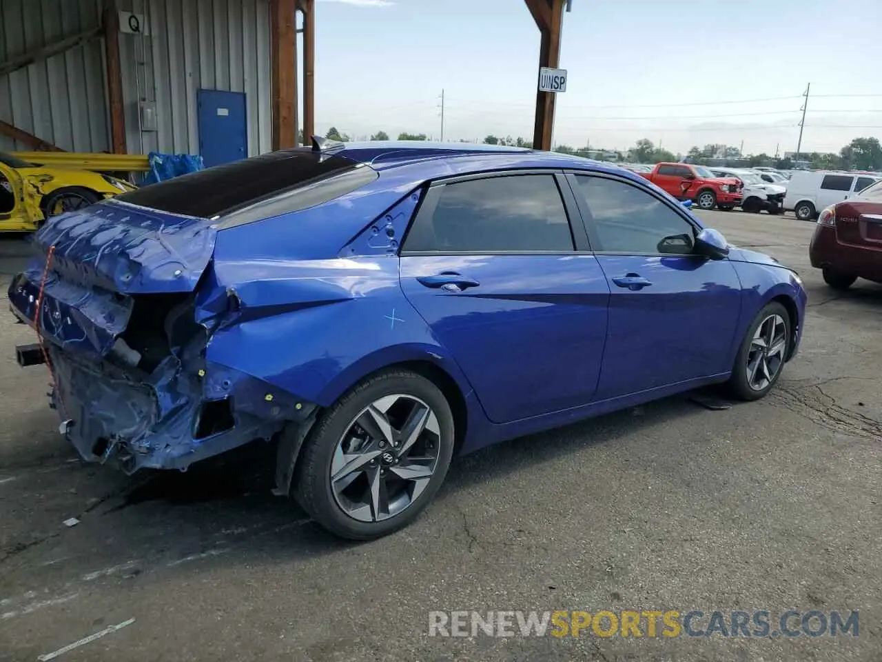 3 Photograph of a damaged car 5NPLS4AG0PH092332 HYUNDAI ELANTRA 2023