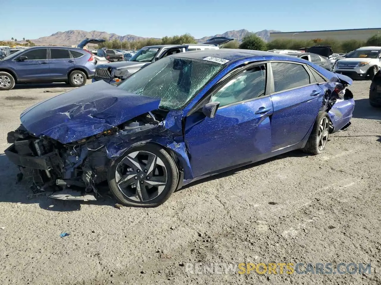 1 Photograph of a damaged car 5NPLS4AG1PH091724 HYUNDAI ELANTRA 2023