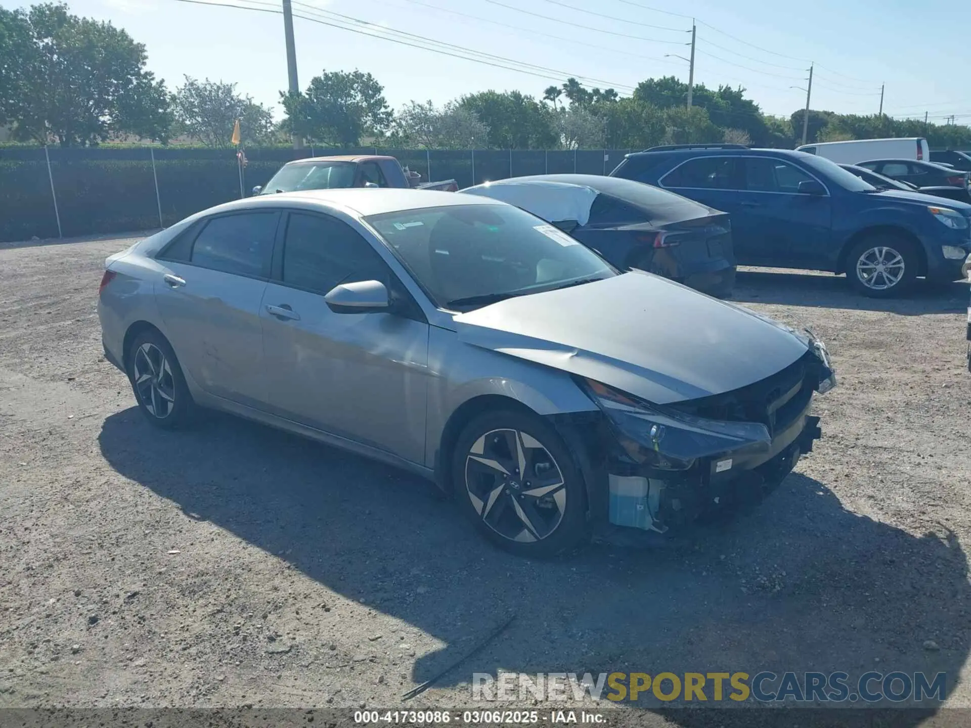 1 Photograph of a damaged car 5NPLS4AG1PH092789 HYUNDAI ELANTRA 2023