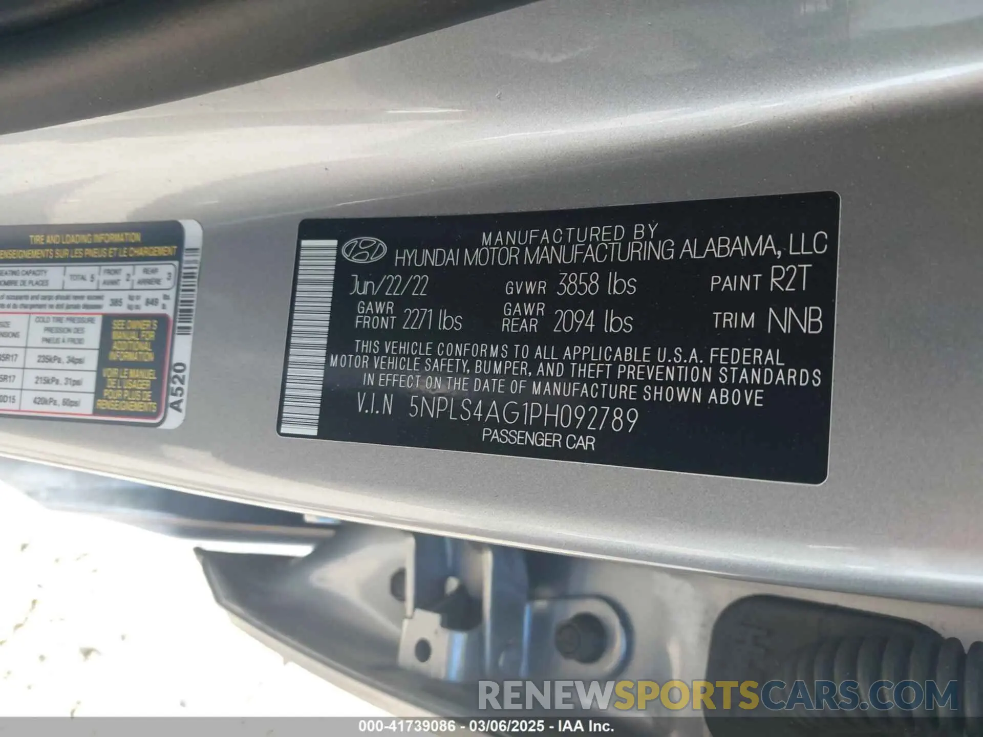9 Photograph of a damaged car 5NPLS4AG1PH092789 HYUNDAI ELANTRA 2023