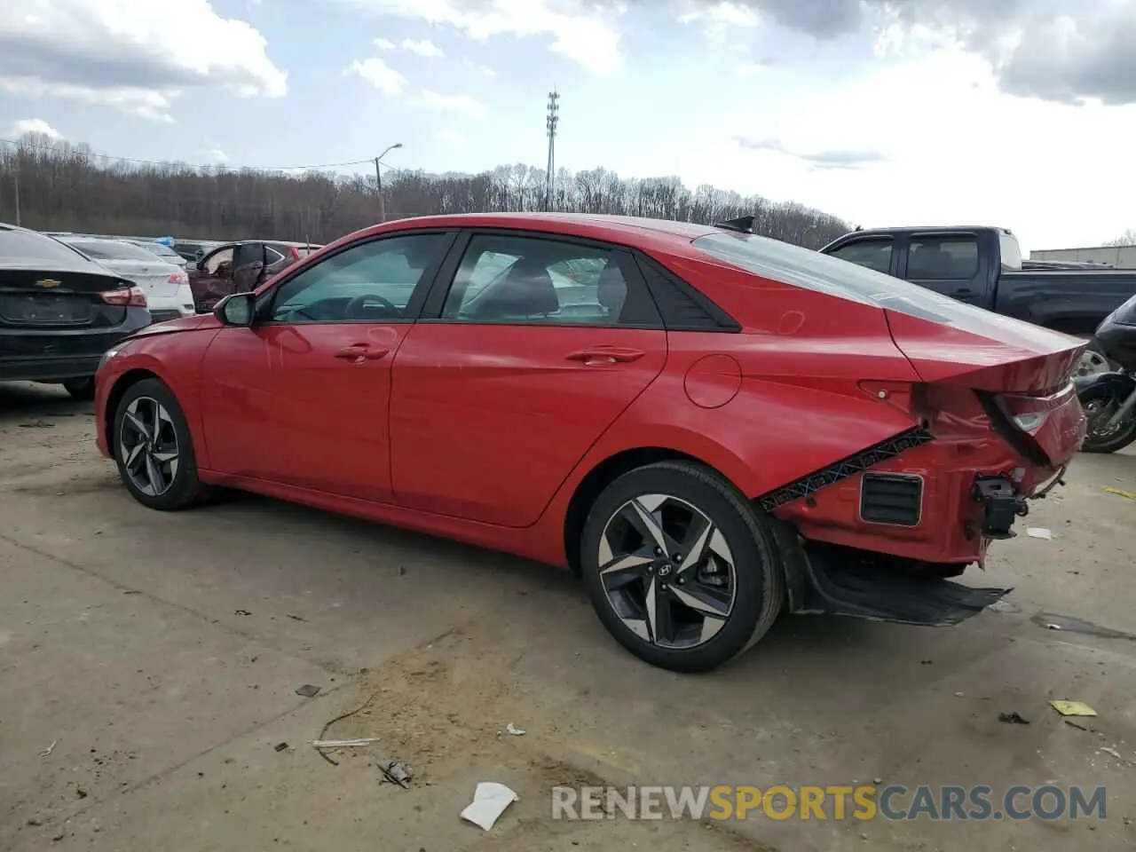 2 Photograph of a damaged car 5NPLS4AG1PH099547 HYUNDAI ELANTRA 2023