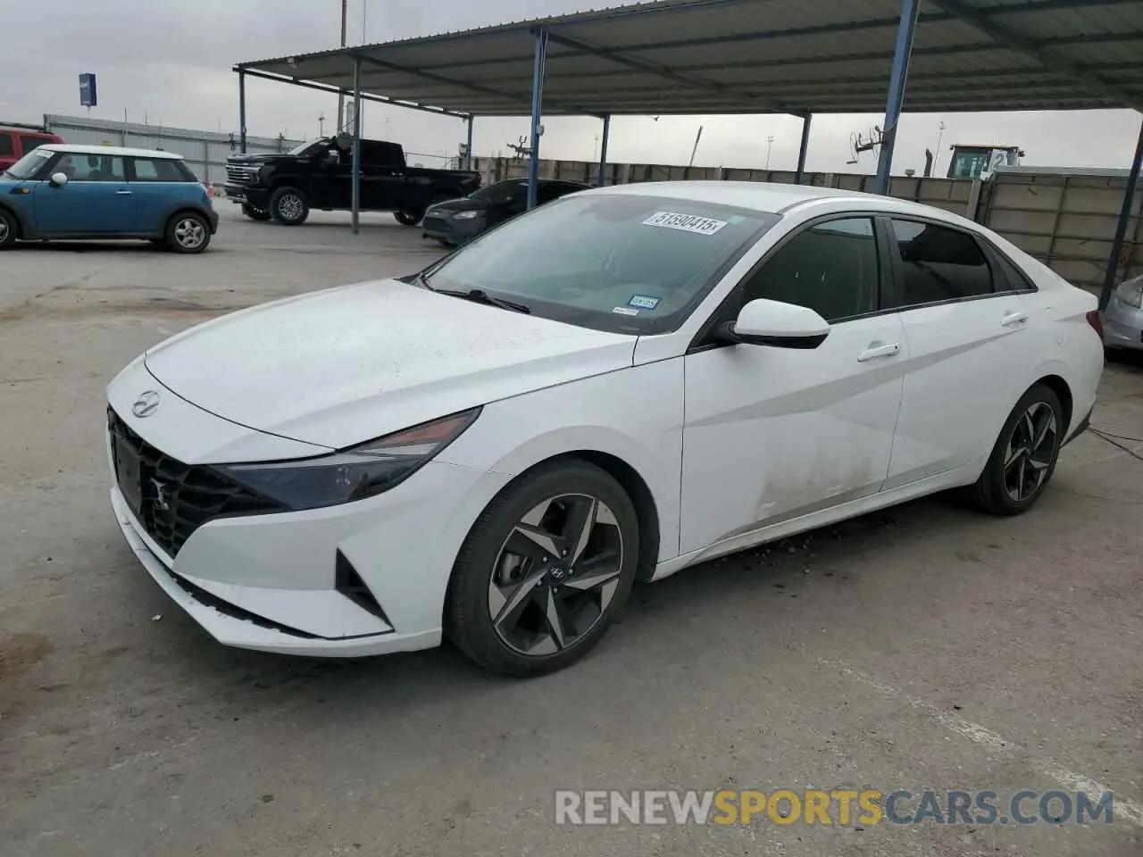 1 Photograph of a damaged car 5NPLS4AG1PH112944 HYUNDAI ELANTRA 2023
