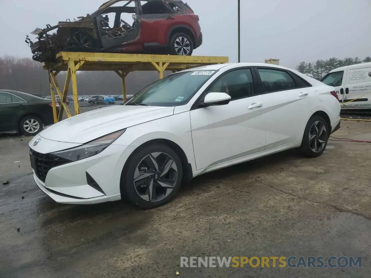 1 Photograph of a damaged car 5NPLS4AG2PH096589 HYUNDAI ELANTRA 2023