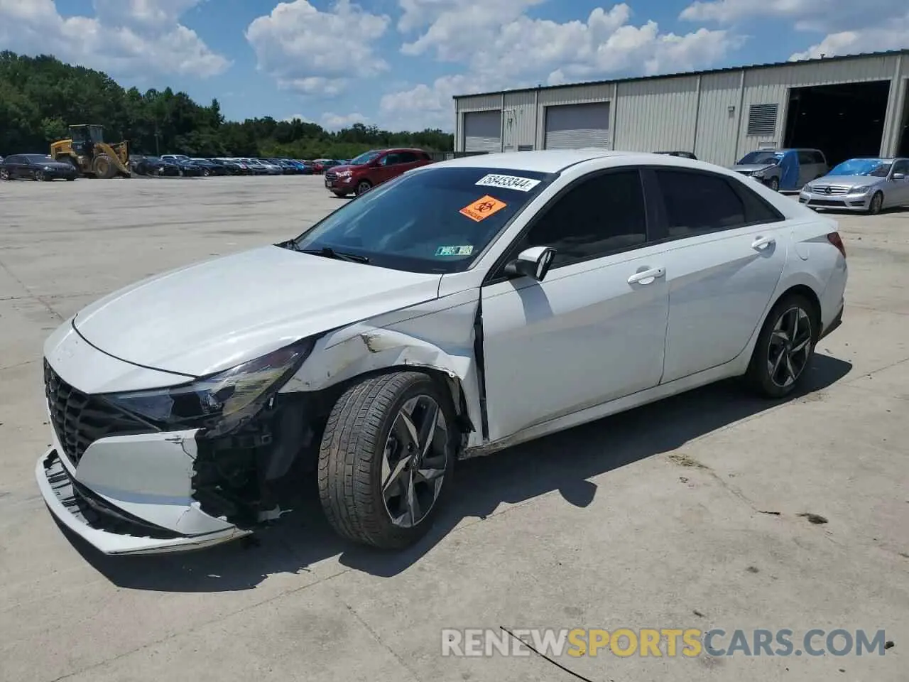 1 Photograph of a damaged car 5NPLS4AG2PH097750 HYUNDAI ELANTRA 2023