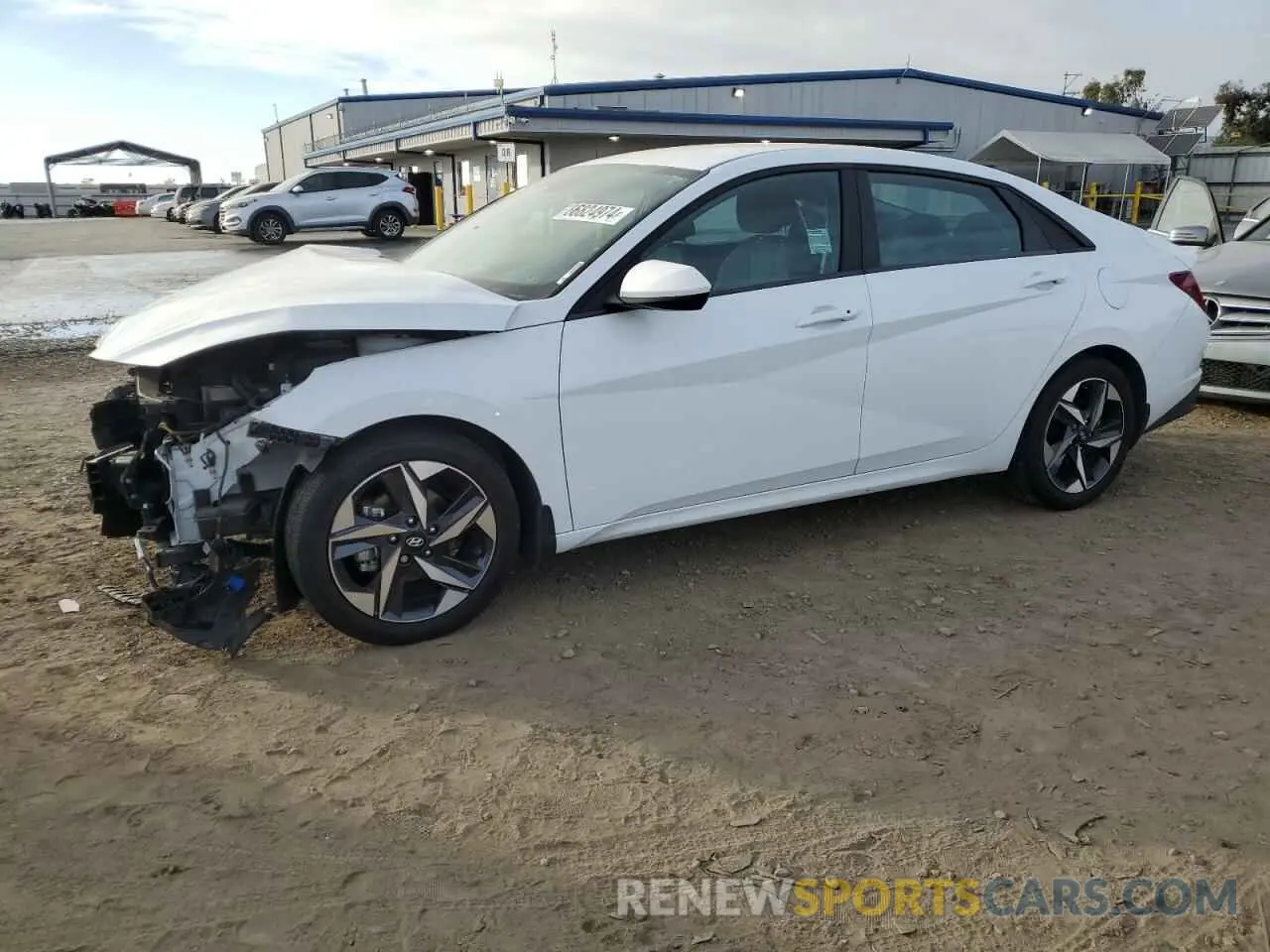 1 Photograph of a damaged car 5NPLS4AG2PH107249 HYUNDAI ELANTRA 2023