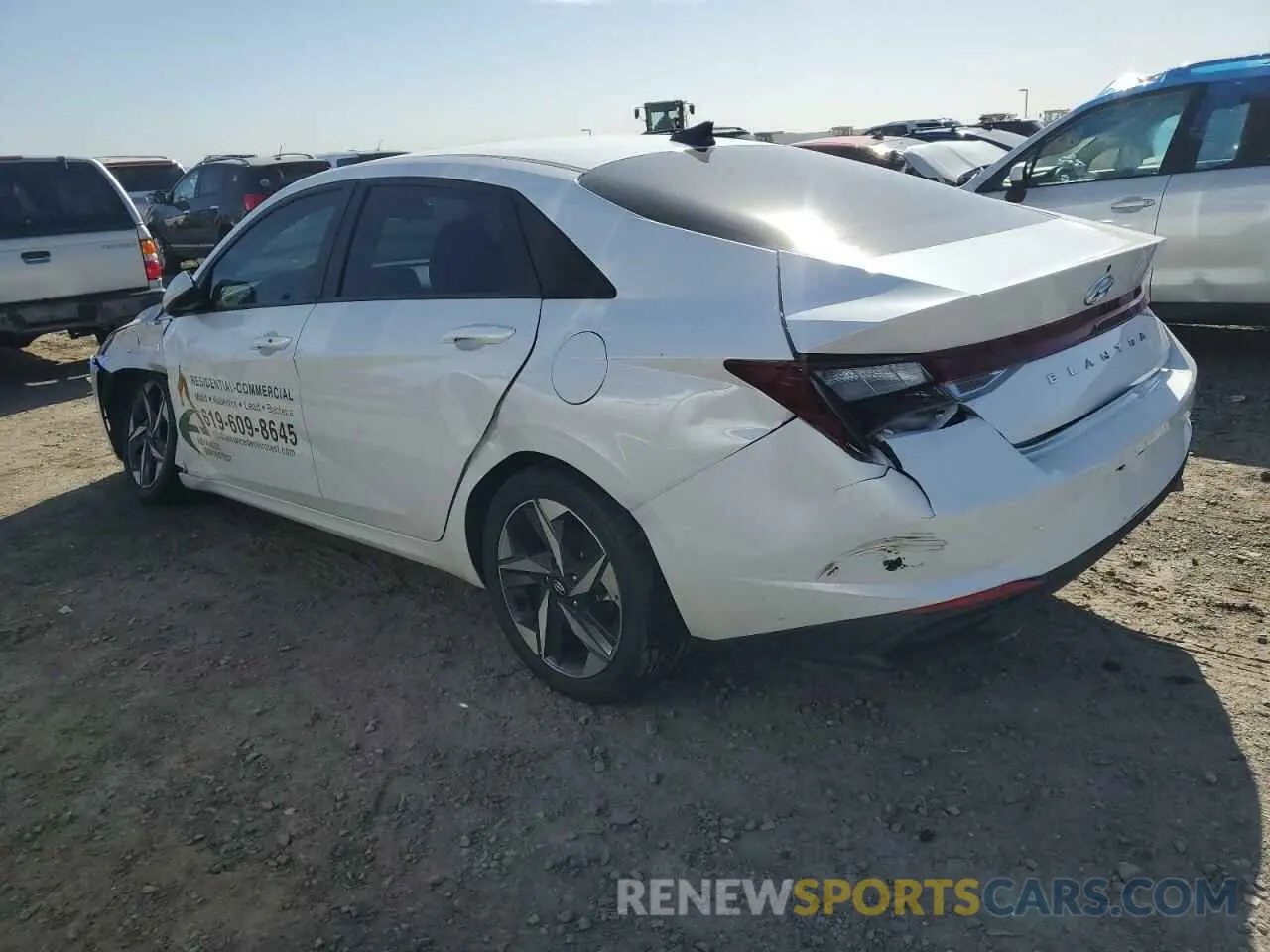 2 Photograph of a damaged car 5NPLS4AG3PH097749 HYUNDAI ELANTRA 2023