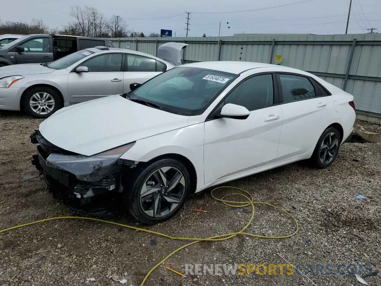 1 Photograph of a damaged car 5NPLS4AG3PH112296 HYUNDAI ELANTRA 2023