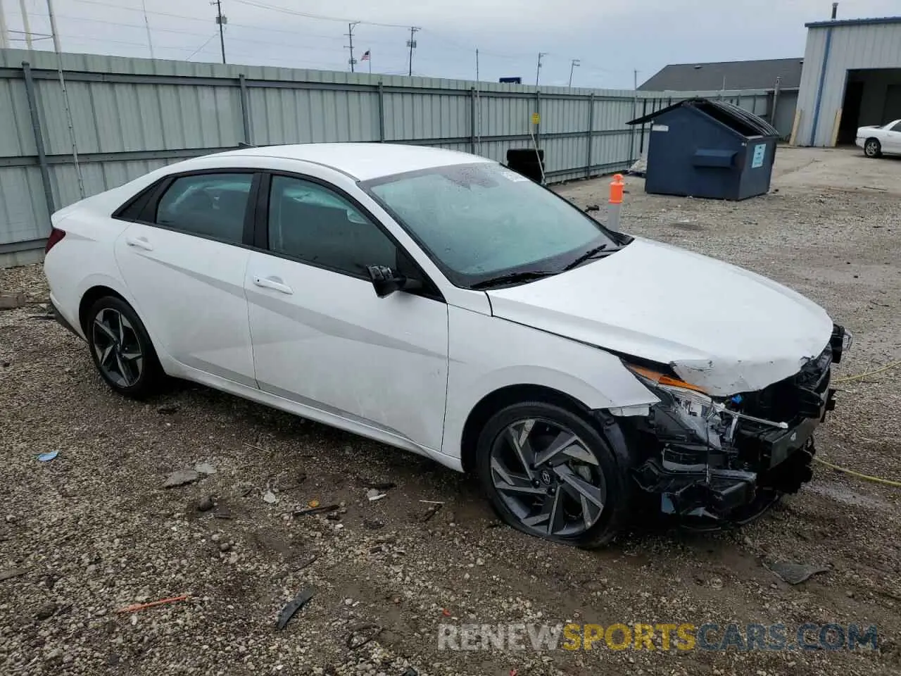 4 Photograph of a damaged car 5NPLS4AG3PH112296 HYUNDAI ELANTRA 2023