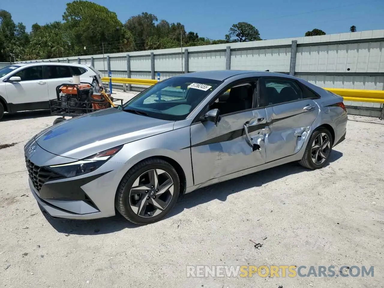 1 Photograph of a damaged car 5NPLS4AG4PH089952 HYUNDAI ELANTRA 2023