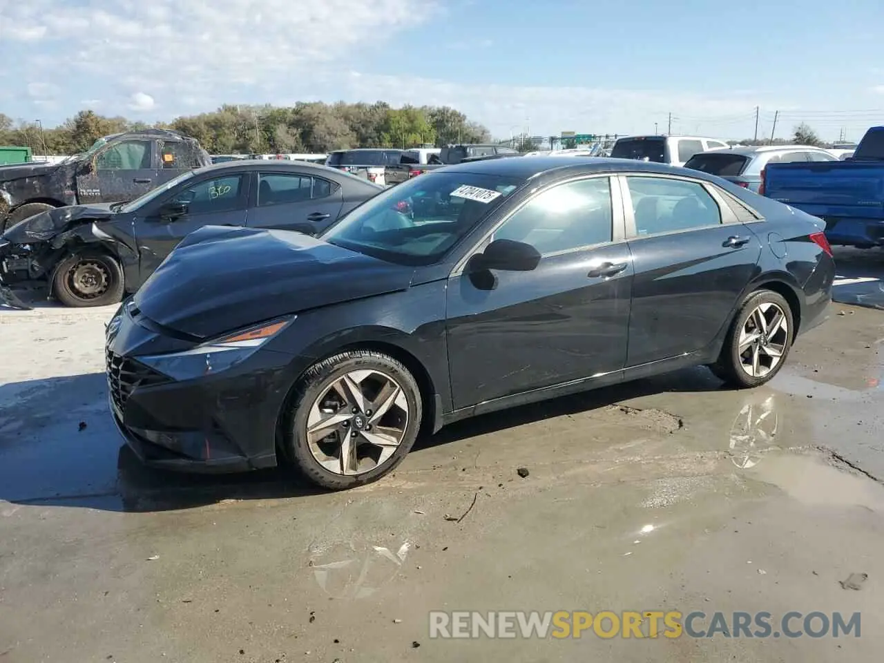 1 Photograph of a damaged car 5NPLS4AG4PH098389 HYUNDAI ELANTRA 2023