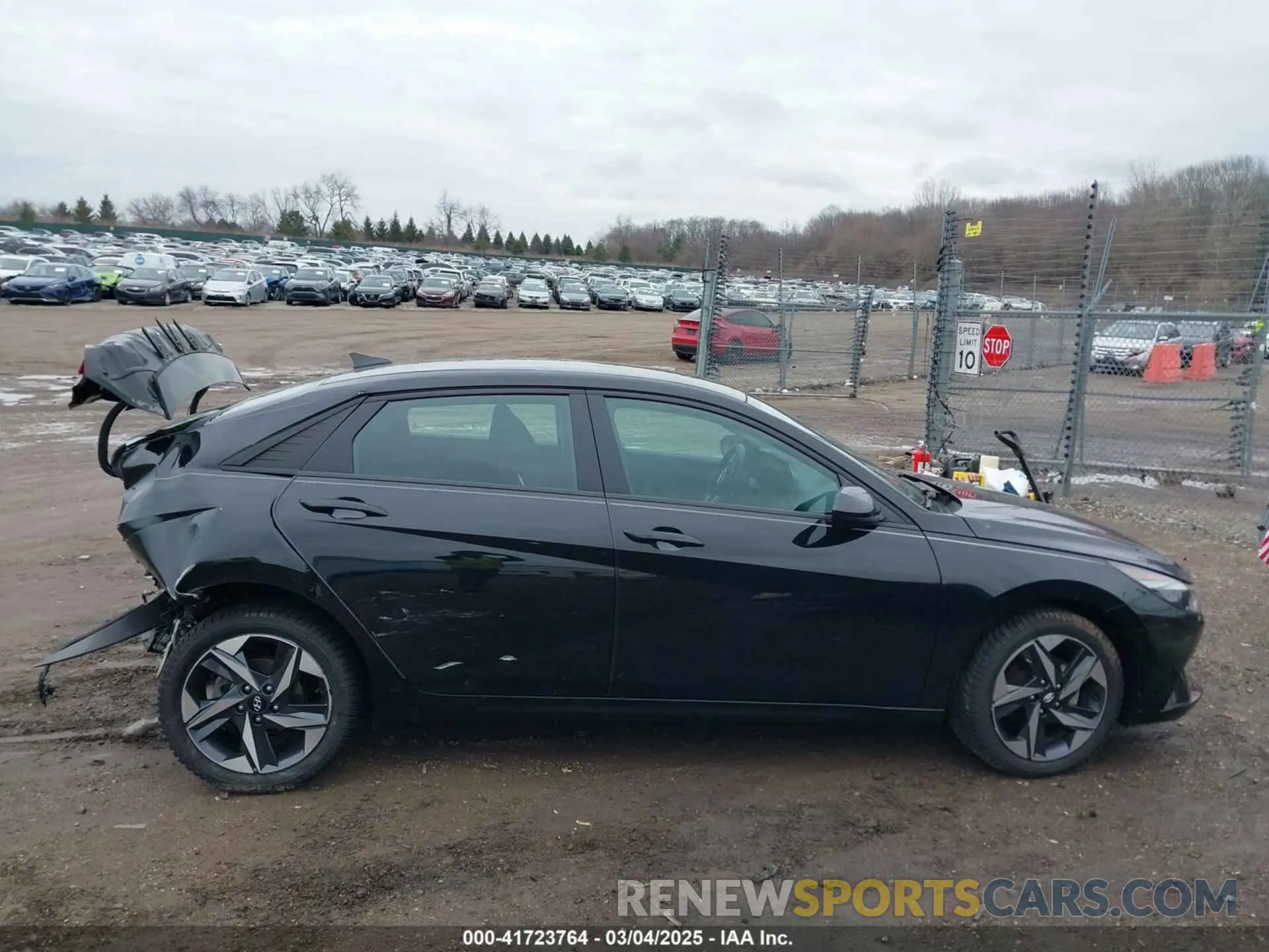 13 Photograph of a damaged car 5NPLS4AG4PH105597 HYUNDAI ELANTRA 2023