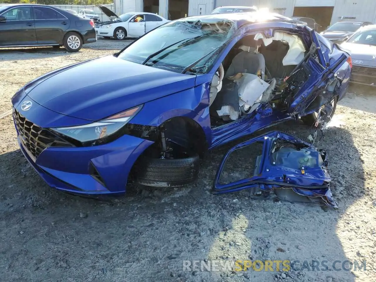 1 Photograph of a damaged car 5NPLS4AG4PH109679 HYUNDAI ELANTRA 2023