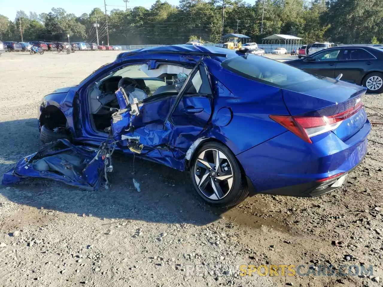 2 Photograph of a damaged car 5NPLS4AG4PH109679 HYUNDAI ELANTRA 2023