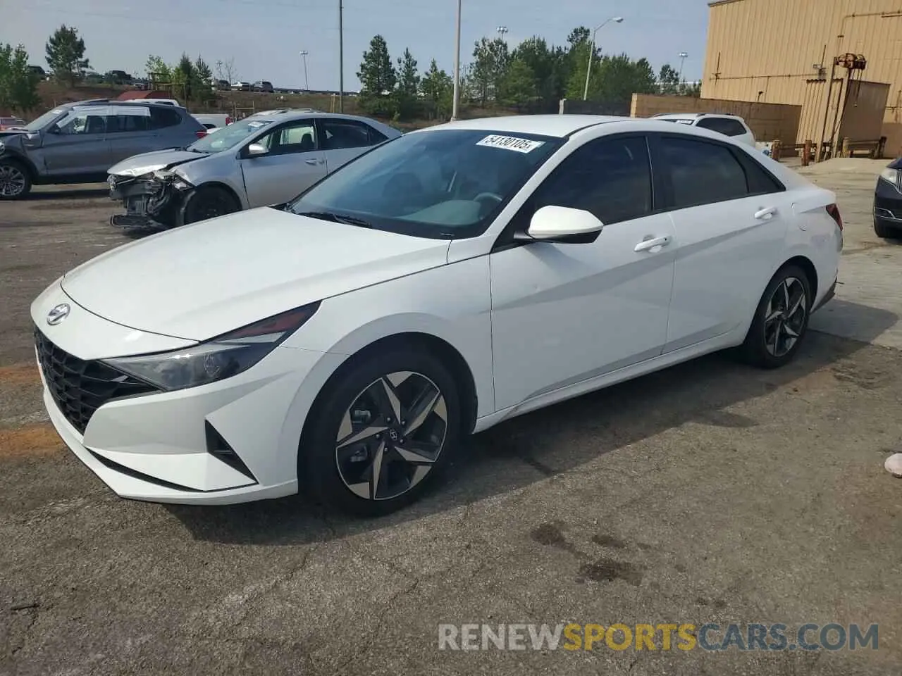 1 Photograph of a damaged car 5NPLS4AG6PH116052 HYUNDAI ELANTRA 2023