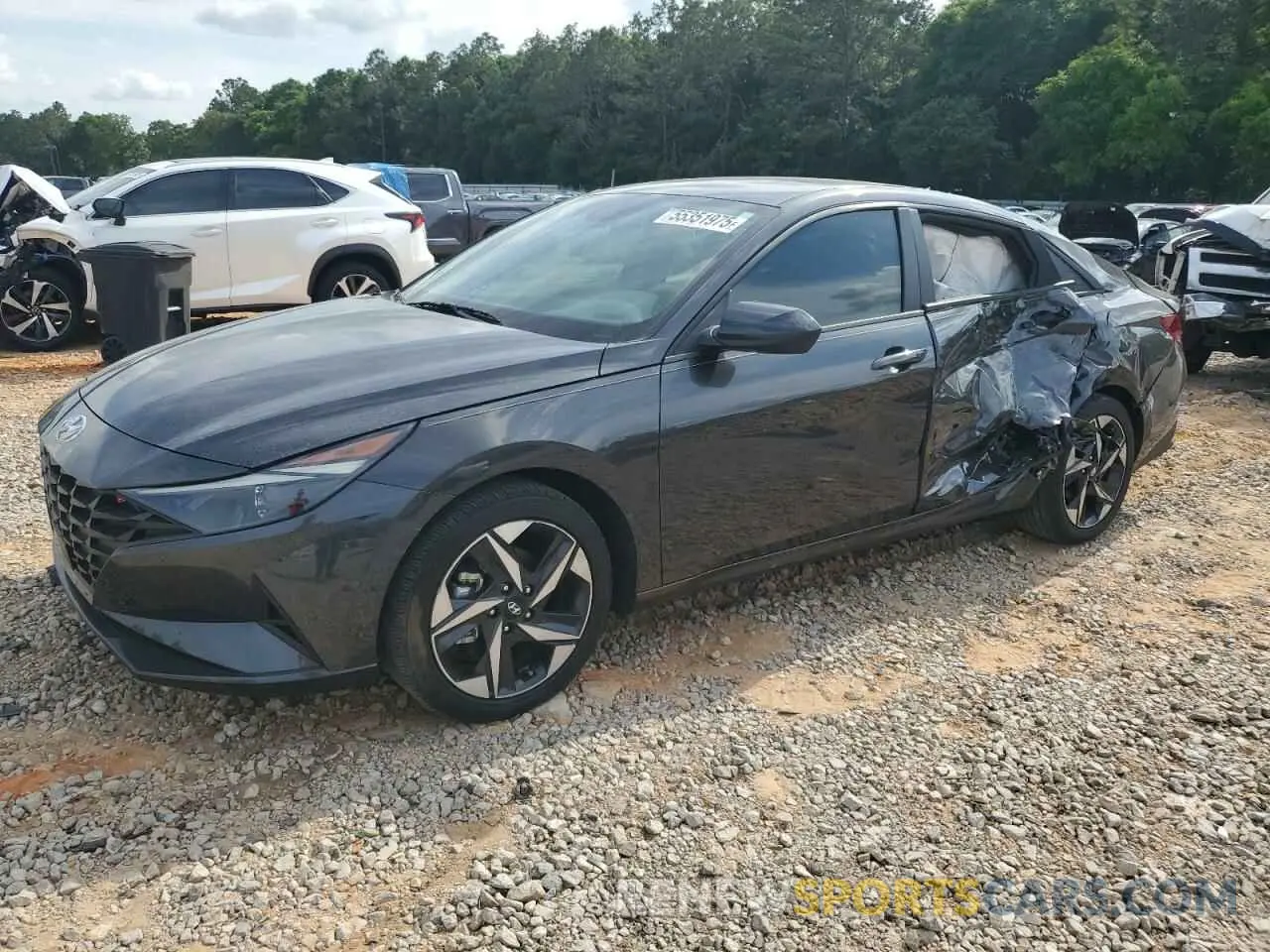 1 Photograph of a damaged car 5NPLS4AG7PH111992 HYUNDAI ELANTRA 2023