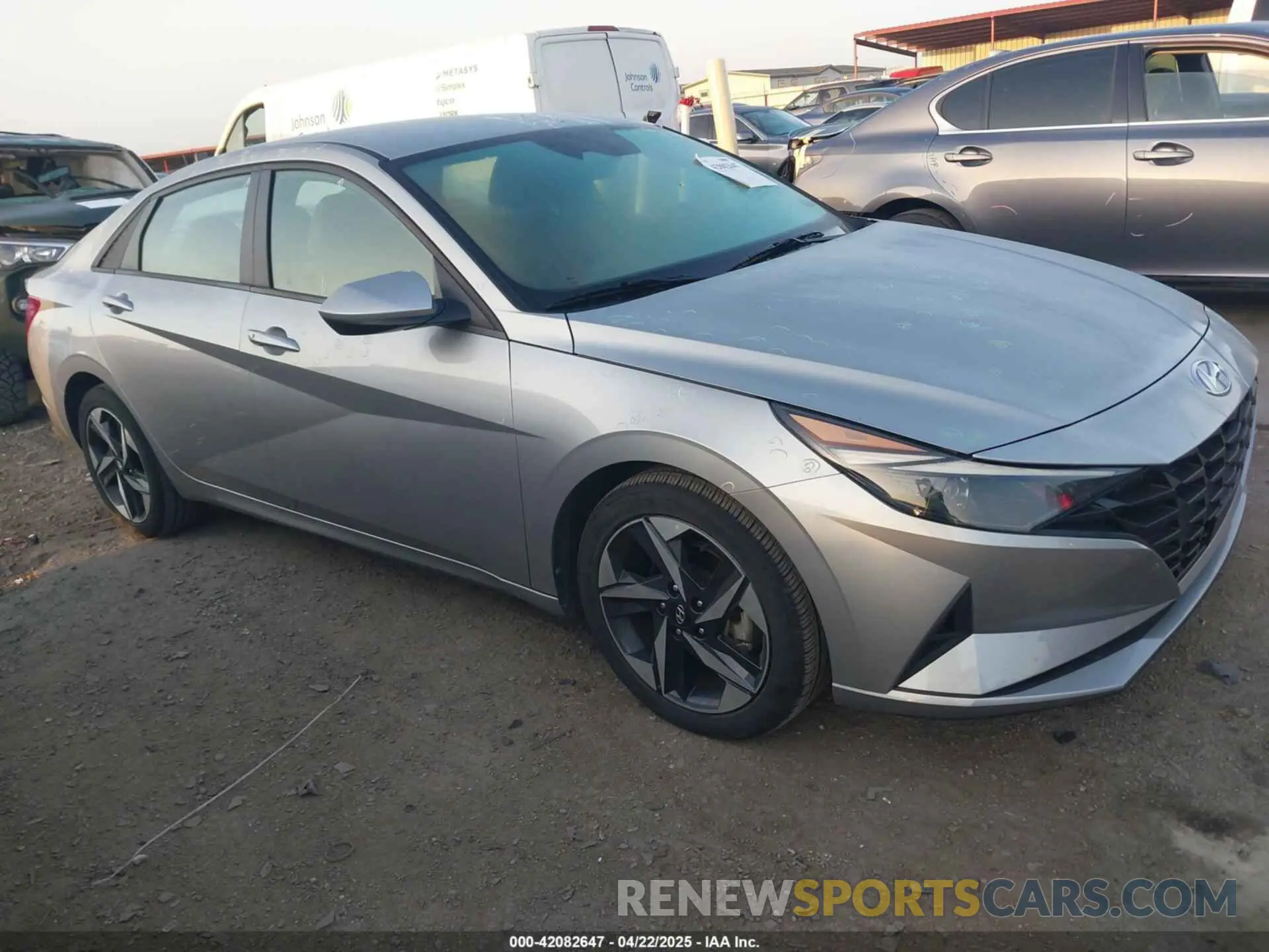1 Photograph of a damaged car 5NPLS4AG7PH117792 HYUNDAI ELANTRA 2023