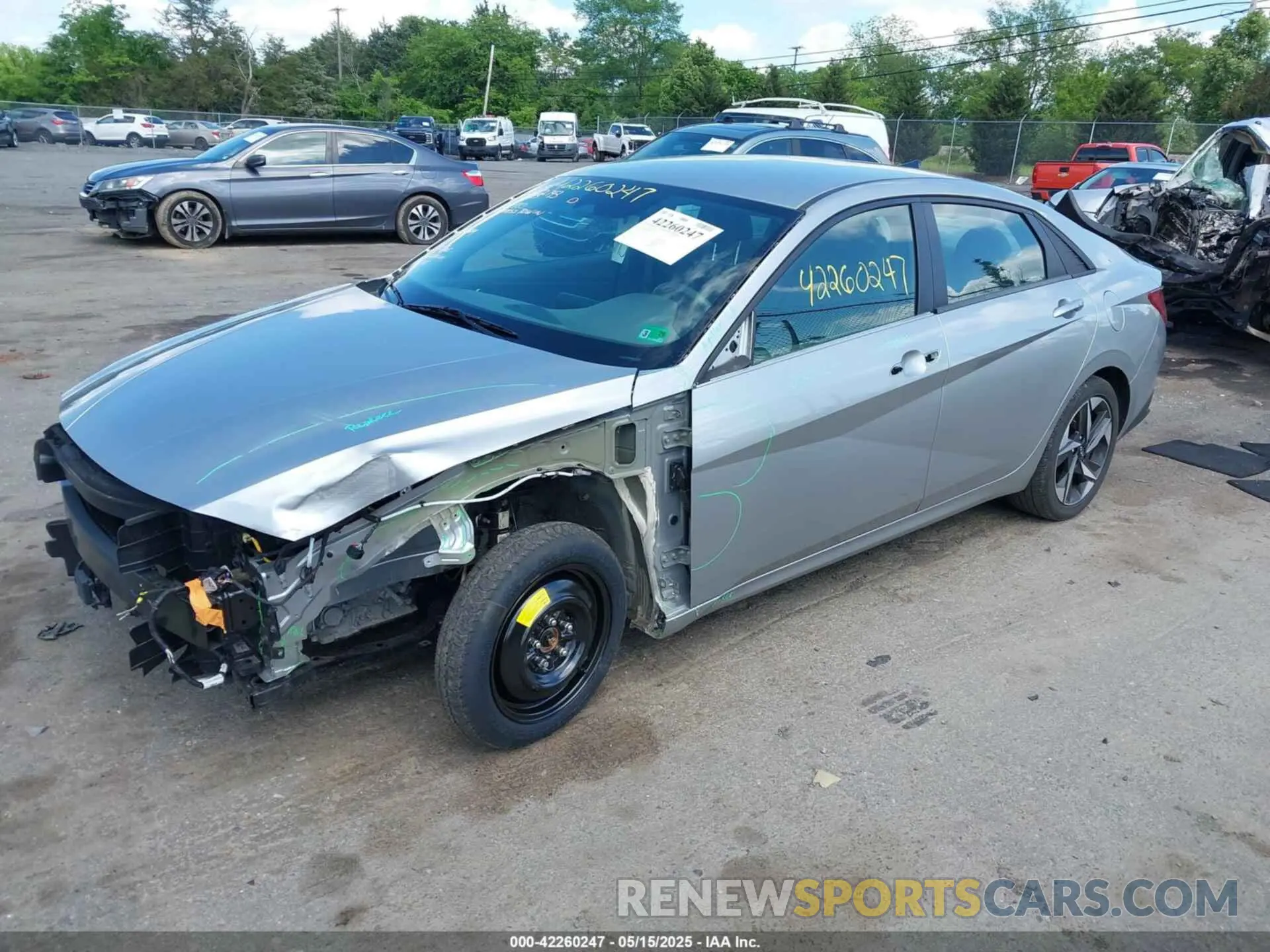 2 Photograph of a damaged car 5NPLS4AG8PH112715 HYUNDAI ELANTRA 2023