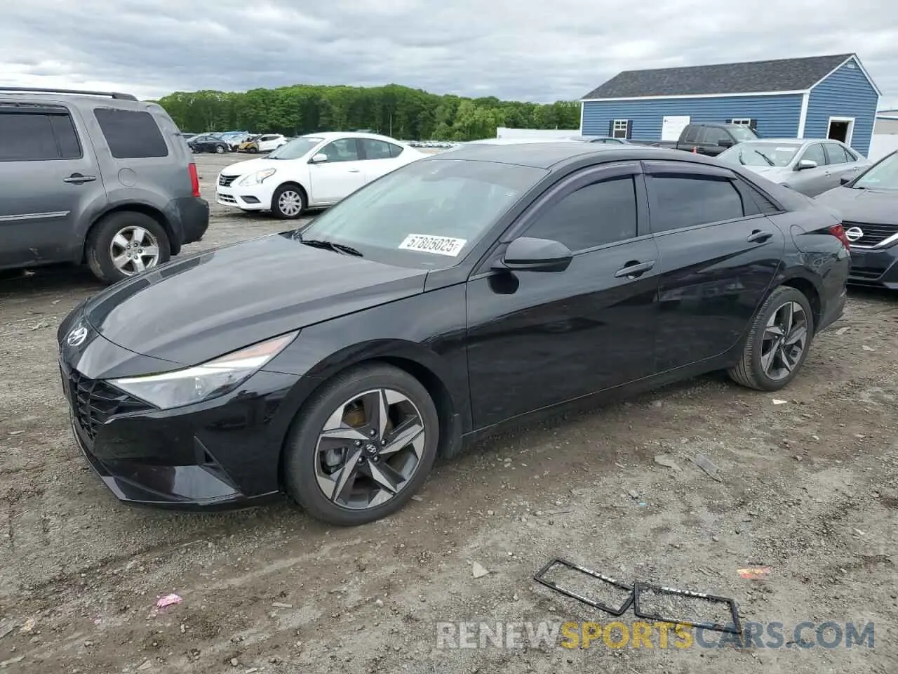 1 Photograph of a damaged car 5NPLS4AG9PH097027 HYUNDAI ELANTRA 2023
