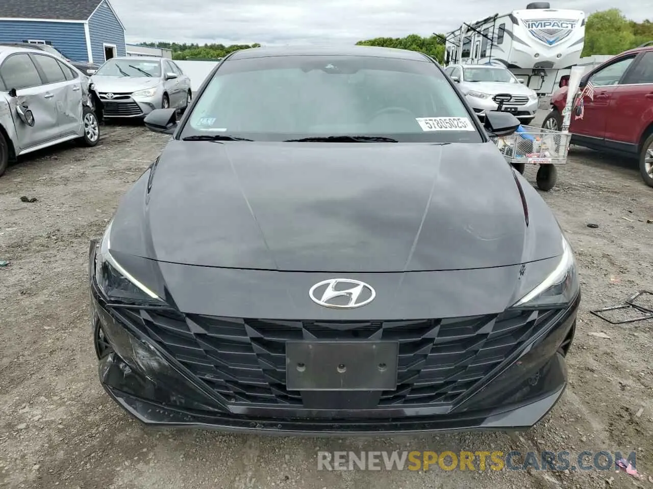 5 Photograph of a damaged car 5NPLS4AG9PH097027 HYUNDAI ELANTRA 2023