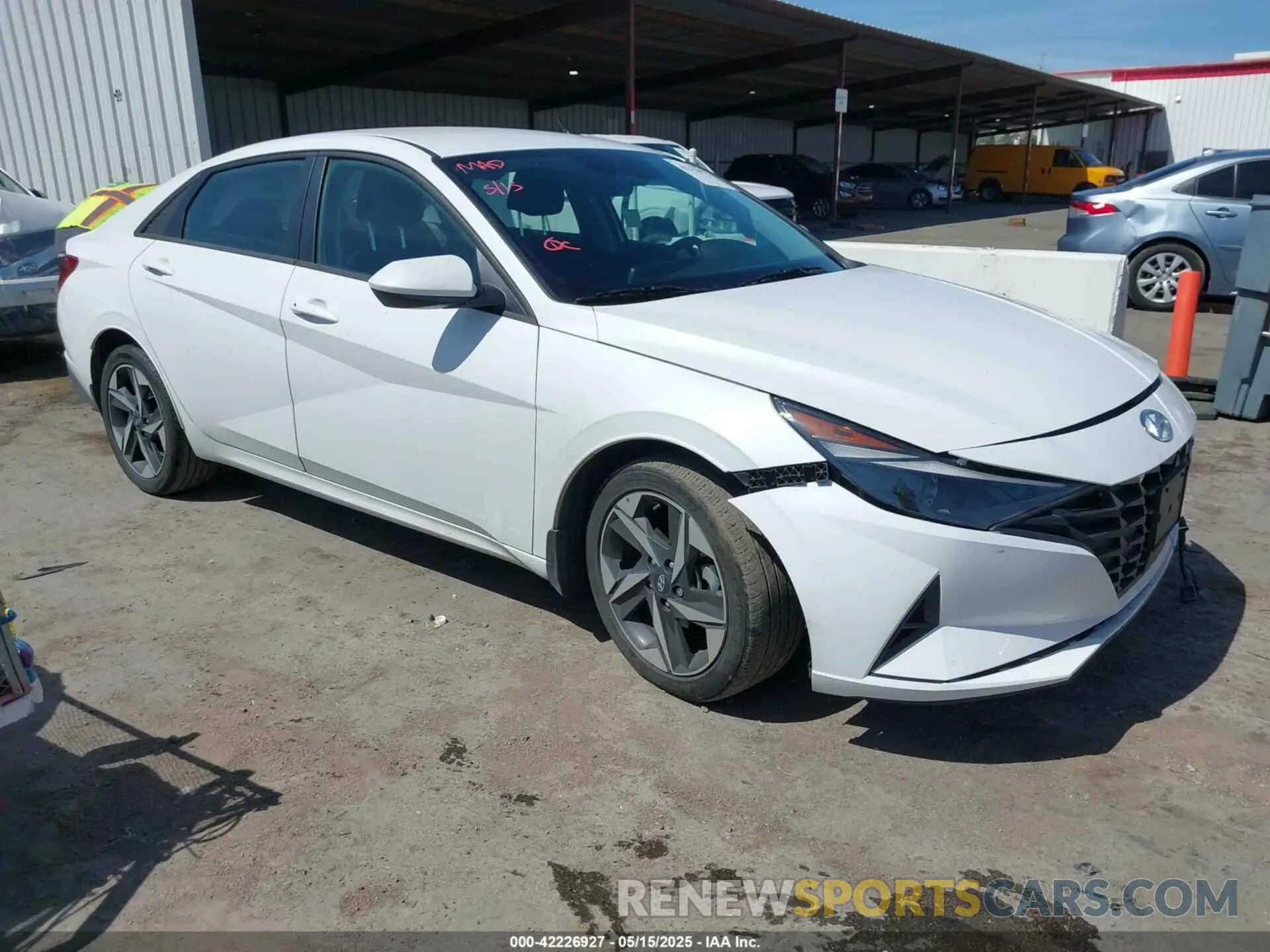1 Photograph of a damaged car 5NPLS4AG9PH097867 HYUNDAI ELANTRA 2023