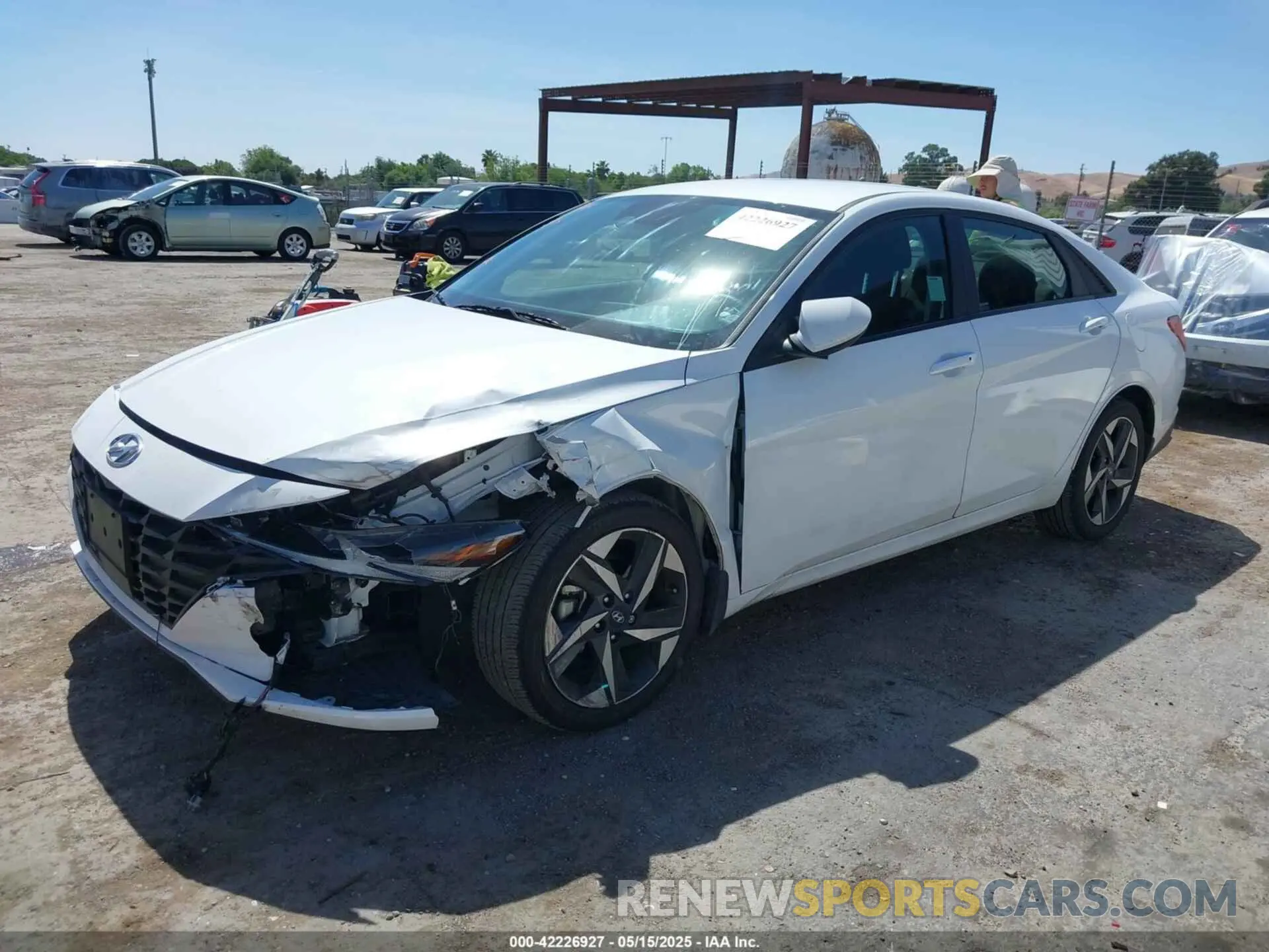 2 Photograph of a damaged car 5NPLS4AG9PH097867 HYUNDAI ELANTRA 2023