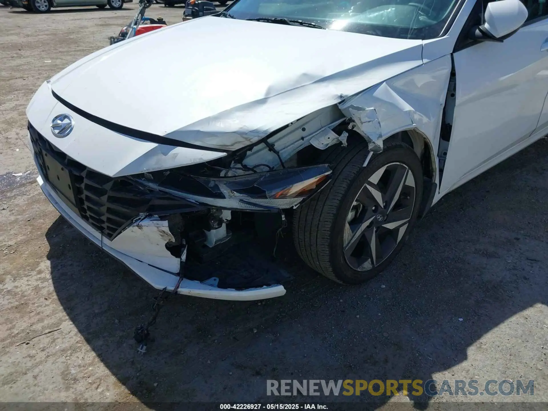 6 Photograph of a damaged car 5NPLS4AG9PH097867 HYUNDAI ELANTRA 2023