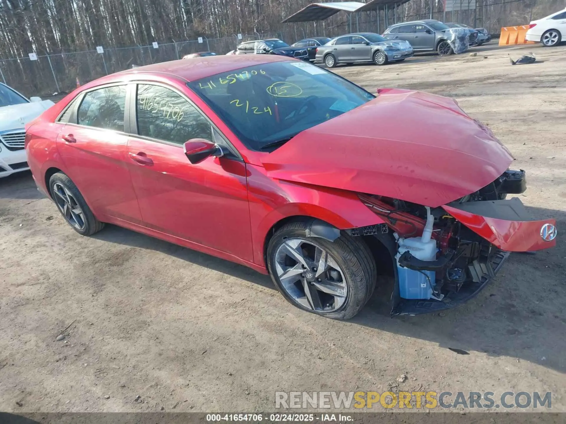 1 Photograph of a damaged car 5NPLS4AG9PH099487 HYUNDAI ELANTRA 2023