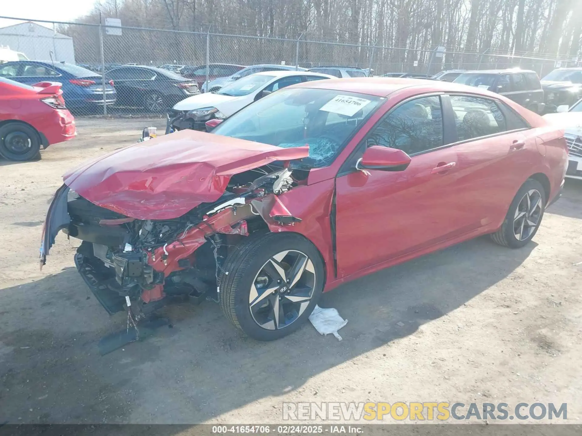 2 Photograph of a damaged car 5NPLS4AG9PH099487 HYUNDAI ELANTRA 2023