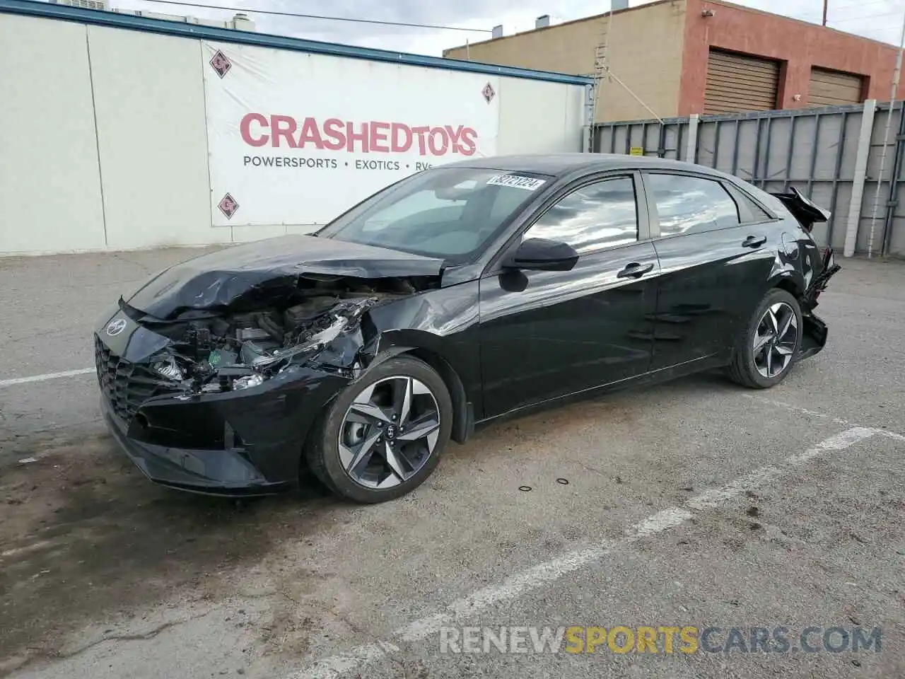 1 Photograph of a damaged car 5NPLS4AG9PH106650 HYUNDAI ELANTRA 2023