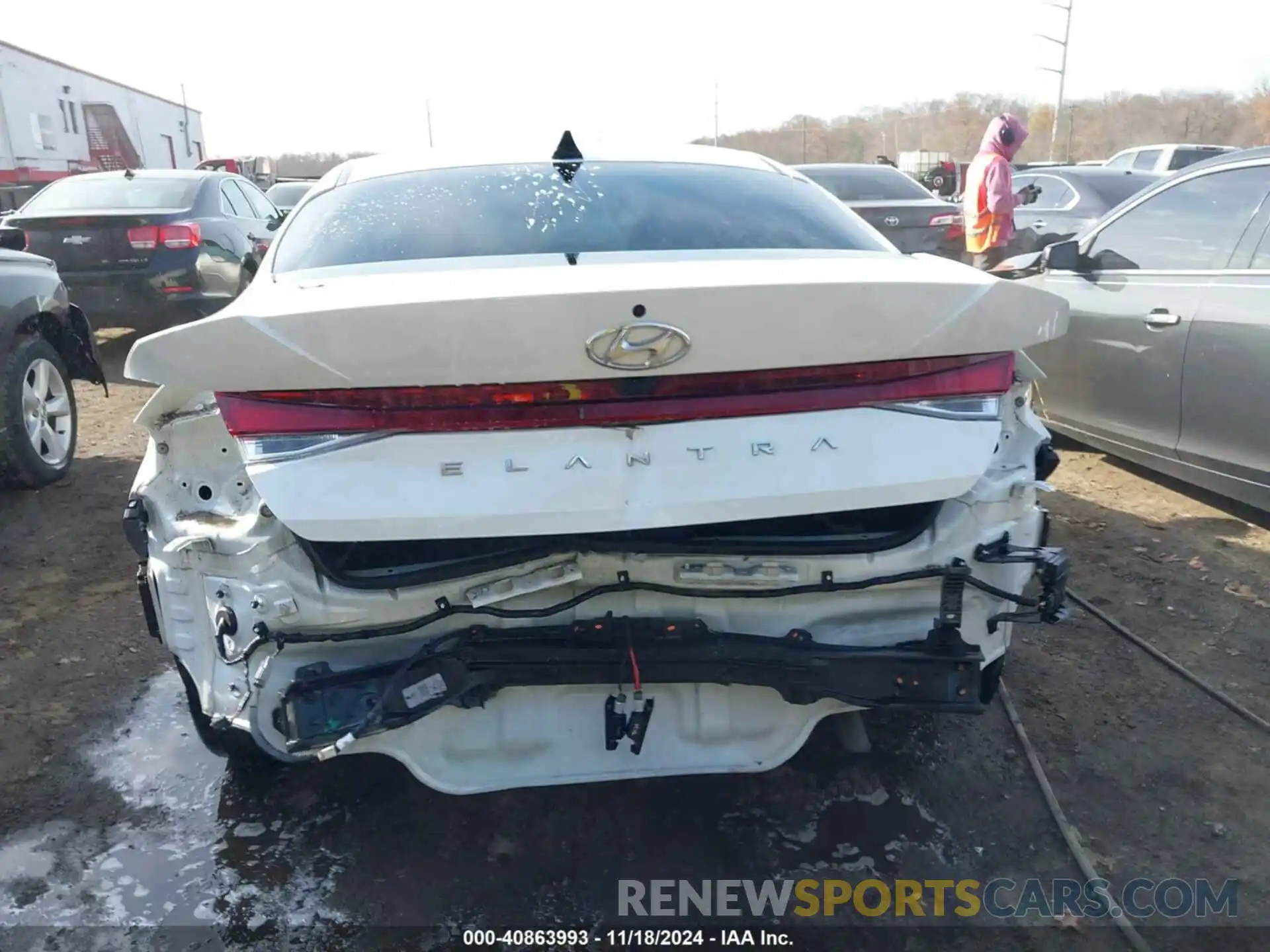 16 Photograph of a damaged car 5NPLS4AG9PH107894 HYUNDAI ELANTRA 2023